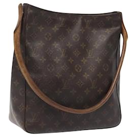 Louis Vuitton-LOUIS VUITTON Monogram Looping GM Shoulder Bag M51145 LV Auth yk17828-Monogram