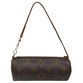 Louis Vuitton-LOUIS VUITTON Monogram Papillon Pouch LV Auth 117849-Monogram