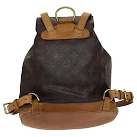 Louis Vuitton-LOUIS VUITTON Monogram Montsouris MM Backpack M51136 LV Auth 117153-Monogram