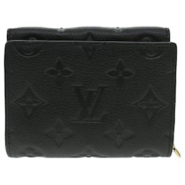 Louis Vuitton-LOUIS VUITTON Empreinte Porte Feuille Metis Compact Wallet Noir M80880 LV 37826S-Black