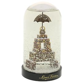 LOUIS VUITTON Trunk Eiffelturm Schneekugel Klar N99229 LV Auth yk7020S Andere