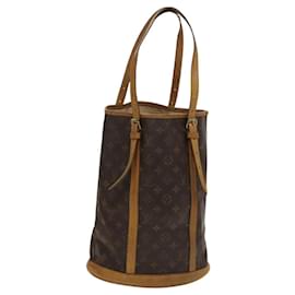 Louis Vuitton-LOUIS VUITTON Monogram Bucket GM Shoulder Bag M42236 LV Auth BD185-Monogram