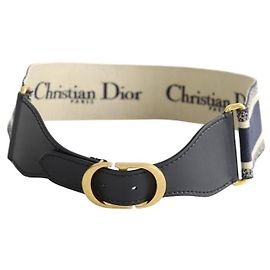 Dior Cinturón azul Azul