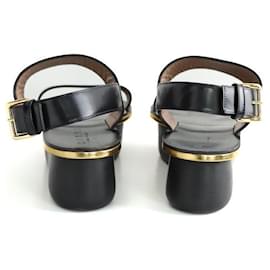 Marni-Sandales en cuir-Noir