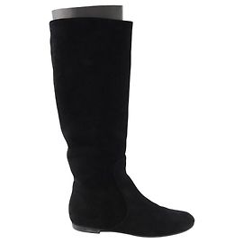 Giuseppe Zanotti Botas de camurça pretas Preto