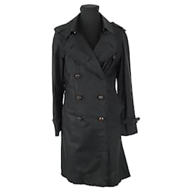 Burberry-Trench-coat en coton-Noir