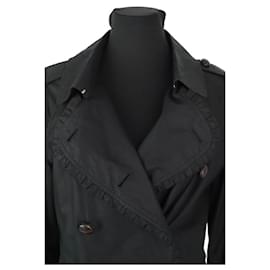 Burberry-Trench-coat en coton-Noir