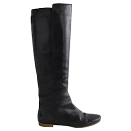 Barbara Bui-Bottes en cuir-Noir