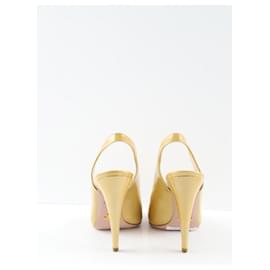 Prada-Patented leather heels-Camel