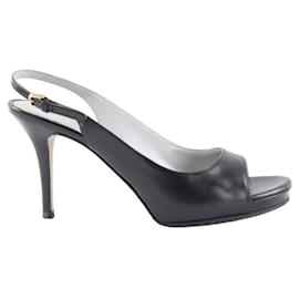 Sergio Rossi-Leather heels-Black