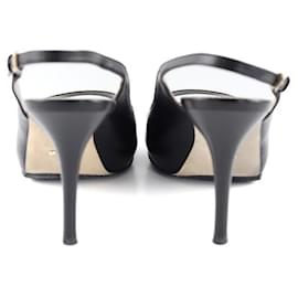Sergio Rossi-Leather heels-Black