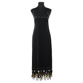Paco Rabanne Robe noire Noir