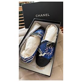 Chanel-Espadrilles-Bleu