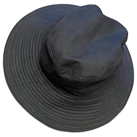 Hermès-Chapeaux-Noir,Gris