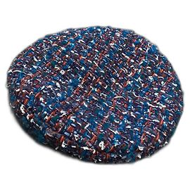 Maison Michel Blue Tweed Beret Size S Blue