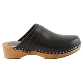 Isabel Marant-Leather clogs-Black