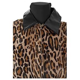 Autre Marque-Leather jacket-Brown