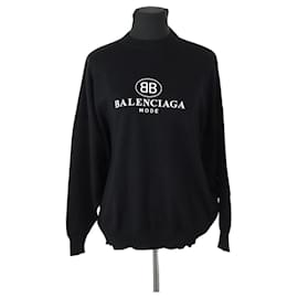 Balenciaga-Pull en laine-Noir
