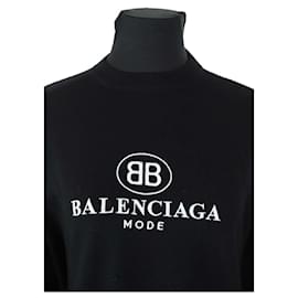 Balenciaga-Pull en laine-Noir