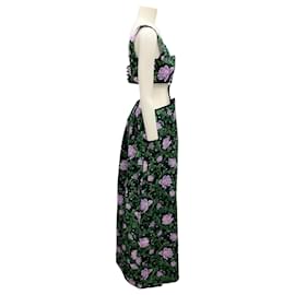 Autre Marque-Agua by Agua Bendita Green / Purple Multi Peonia Peonia Ocaso Maxi Dress-Multiple colors