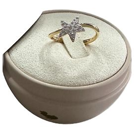 Dodo Pomellato STAR ring gold diamonds – DoDo DAC0011-STARS-DBOOG Silvery Golden