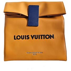 Louis Vuitton-Louis vuitton sandwich bag mens runway 2024-Orange
