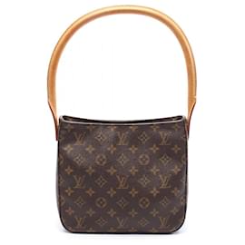 Louis Vuitton-Louis Vuitton Monogram Looping MM Shoulder Bag M51146-Brown