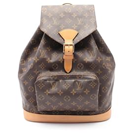 Louis Vuitton-Louis Vuitton Monogram Montsouris GM Backpack M51135-Brown