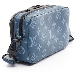 Louis Vuitton-Louis Vuitton Monogram Nano Alpha Wearable Wallet Shoulder Bag M82801-Blue