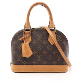 Louis Vuitton-Louis Vuitton Monogram Alma BB Handbag M53152-Brown