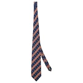 Dior-Christian Dior Monsieur Printed Neck Tie in Multicolor Silk-Multiple colors