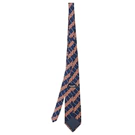 Dior-Christian Dior Monsieur Printed Neck Tie in Multicolor Silk-Multiple colors