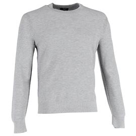 Theory Rundhals-Pullover aus grauer Baumwolle Grau
