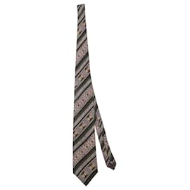 Dior-Christian Dior Monsieur Printed Neck Tie in Multicolor Silk-Multiple colors