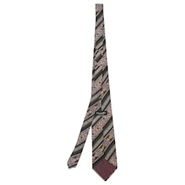 Dior-Christian Dior Monsieur Printed Neck Tie in Multicolor Silk-Multiple colors