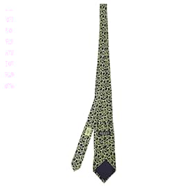 Gucci- Gucci Printed Neck Tie in Multicolor Silk-Multiple colors