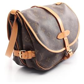 Louis Vuitton-Louis Vuitton Monogram Saumur 30 Shoulder Bag M42256-Brown