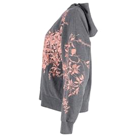 Dries Van Noten-Dries Van Noten Harlee Embroidered-Jersey Hoodie In Grey Cotton-Grey