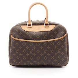 Louis Vuitton-Louis Vuitton Monogram Doauville Handbag M47270-Brown
