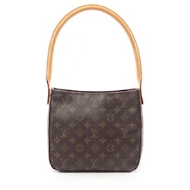 Louis Vuitton-Louis Vuitton Monogram Looping MM Shoulder Bag M51146-Brown