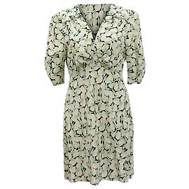 Autre Marque Rixo Enya Robe Mini Imprimée Perle en Coton Multicolore Multicolore
