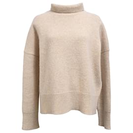 Vanessa Bruno-Vanessa Bruno Malo Sweater in Ecru Wool-White,Cream