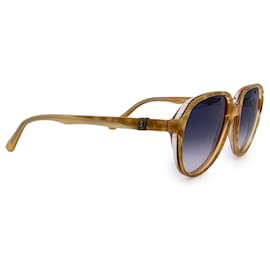 Yves Saint Laurent-Vintage Beige Sarpedon Sunglasses 54/16 140mm-Beige