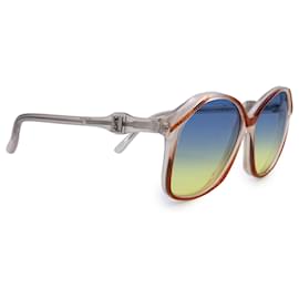 Yves Saint Laurent-Vintage White Red Diane Sunglasses 54/16 140mm-White