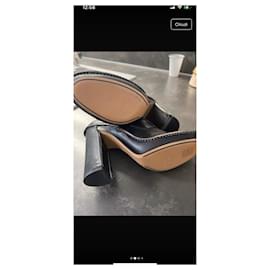 Chloé-Heeled loafers-Black