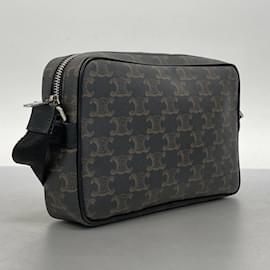 Céline-Celine Shoulder Bag Macadam Black-Black