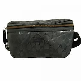 Gucci-Gucci Waist Bag GG Imprime 233269 Black Men's-Black