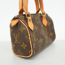 Louis Vuitton-Louis Vuitton Monogram Mini Speedy Handbag-Brown