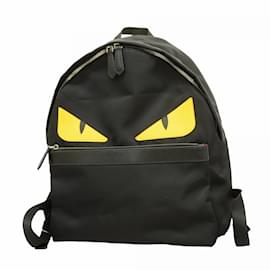 Fendi-Fendi Black Nylon Backpack-Black