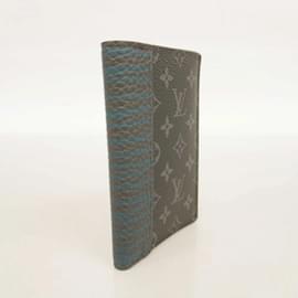 Louis Vuitton-Louis Vuitton Monogram Eclipse Card Case-Black
